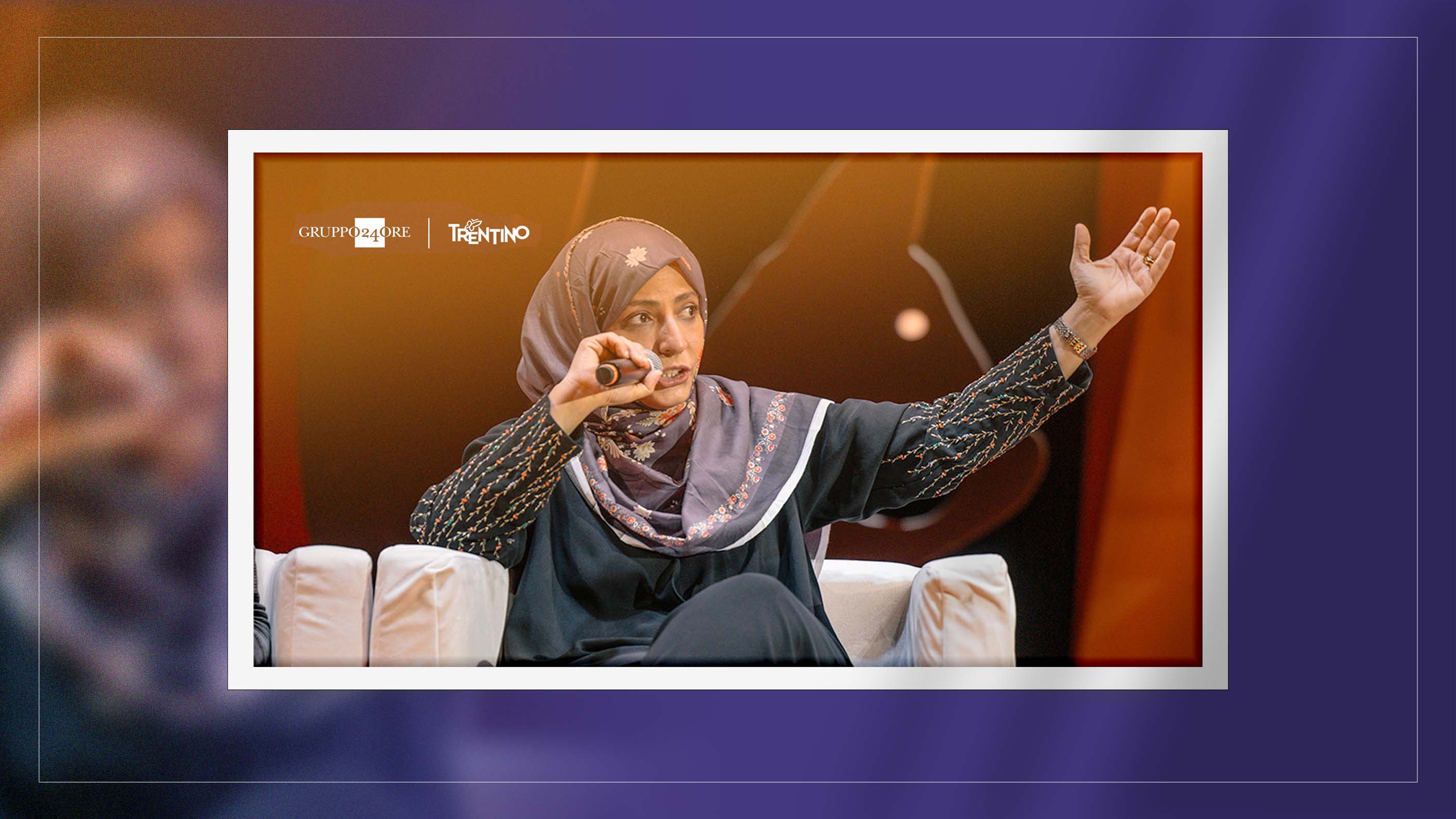 توكل كرمان في مهرجان ترينتو بإيطاليا: لا مستقبل للأطفال في ظل الحروب والاستبداد والفقر